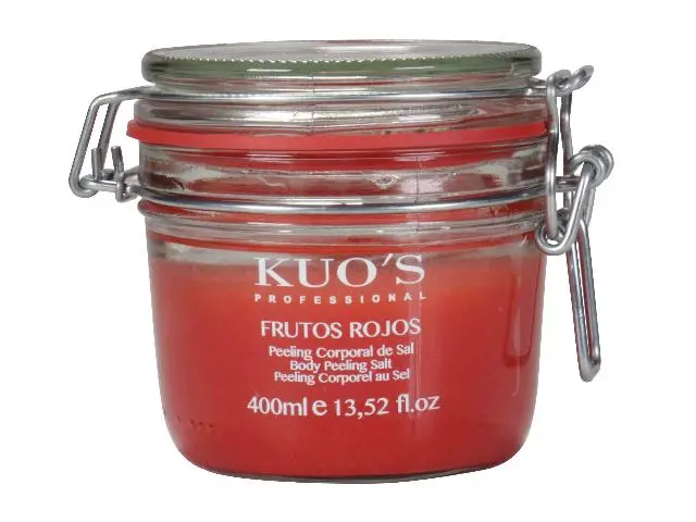 Imagen Peeling Corporal de Sal. Frutos Rojos 400ml. KUO